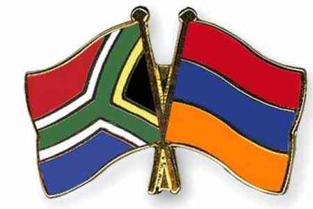 South Africa expresses interest in developing cooperation with  Armenia in jewelry and cutting industry 